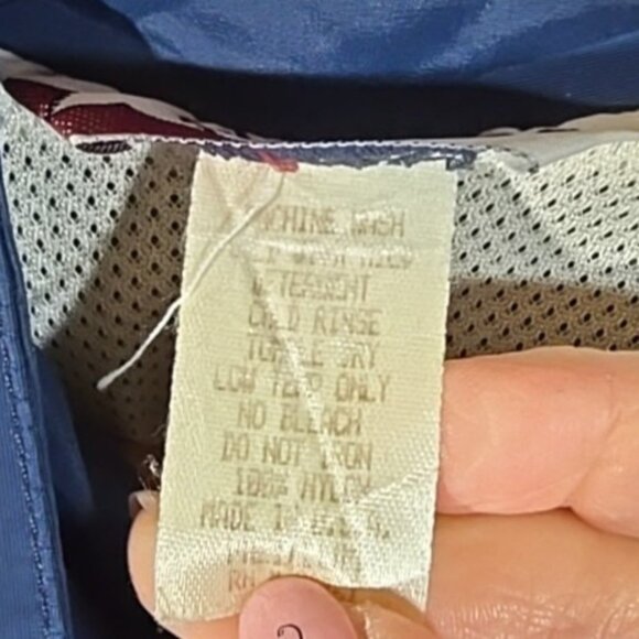 Vintage US Air Force Academy Hooded Windbreaker Jacket Prep School USA Made Sz M - Picture 9 of 14